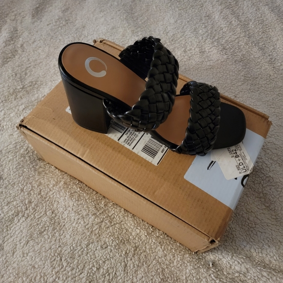 NWT Jouney and Crew Woven Heeled Sandals size 9.5 - Picture 2 of 6